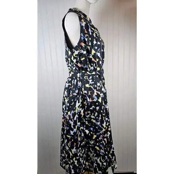 Jason Wu Confetti Print Sleeveless Dress Fit & Flare Dress Women's Size L New - Picture 4 of 8